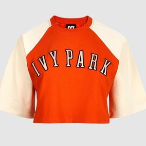 Ivy Park Baseball Logo Crop Top